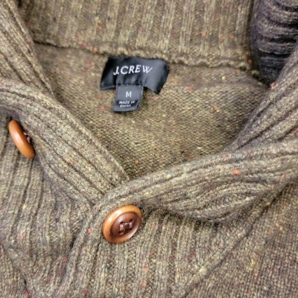 J Crew Donegal Style Wool Sweater - Medium - Picture 4 of 4